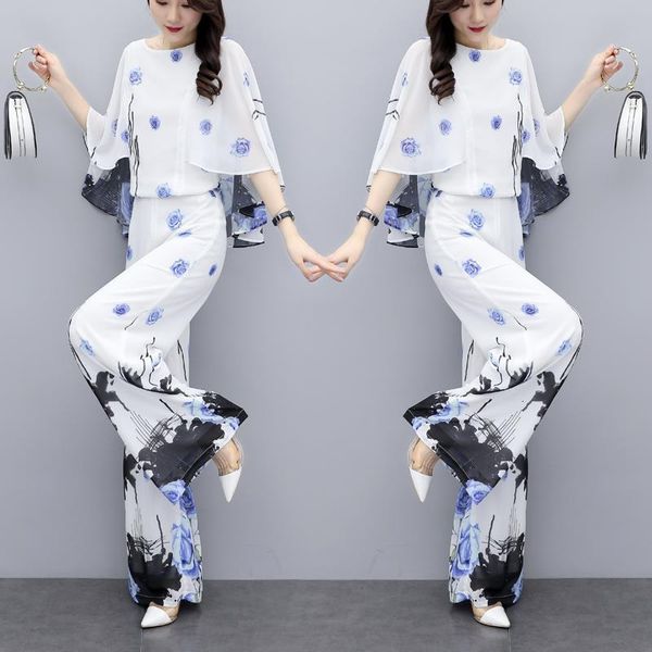 summer piece defines for women chiffon femme stylish batwing sleeve pantalon clothes 1743, White
summer piece defines for women chiffon femme stylish batwing sleeve pantalon clothes 1743, White