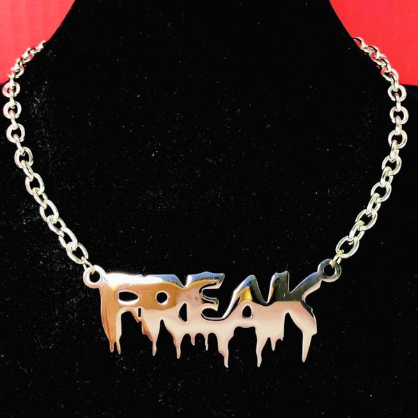chokers dark titanium steel letter necklace cool style fashion disco dancing for boys and girls, Golden;silver
chokers dark titanium steel letter necklace cool style fashion disco dancing for boys and girls, Golden;silver