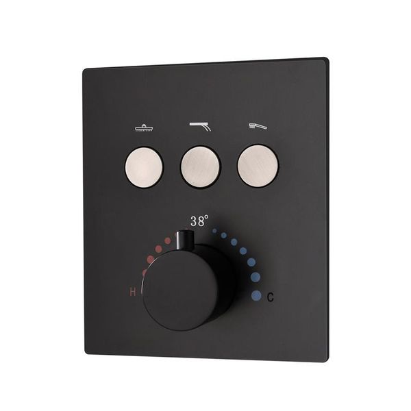 matte black touch button faucet switch brass concealed shower valve 3 functions thermostatic mixer shower tap controller
matte black touch button faucet switch brass concealed shower valve 3 functions thermostatic mixer shower tap controller