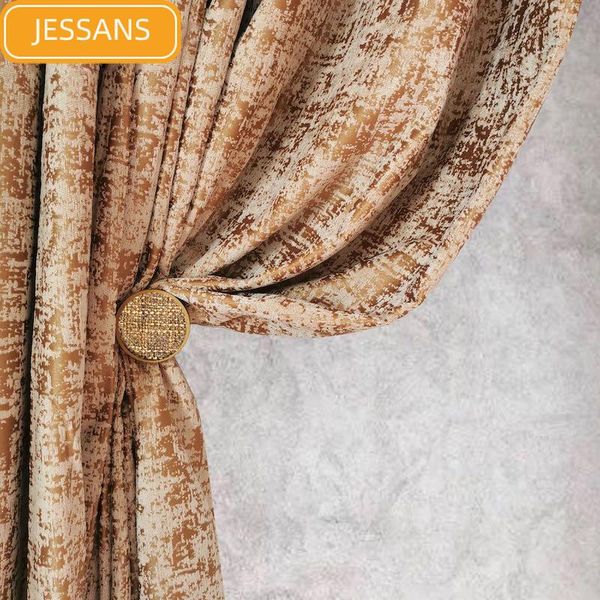 curtain & drapes american high-end golden chenille texture thickening blackout curtains for living room and bedroom finished products
curtain & drapes american high-end golden chenille texture thickening blackout curtains for living room and bedroom finished products