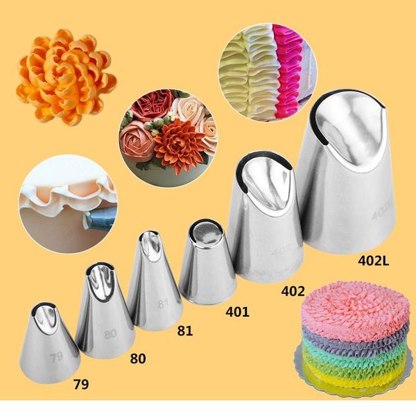 baking & pastry tools 3-6pcs piping nozzles for cakes fondant decorating icing tips create chrysanthemum pine nuts petals
baking & pastry tools 3-6pcs piping nozzles for cakes fondant decorating icing tips create chrysanthemum pine nuts petals