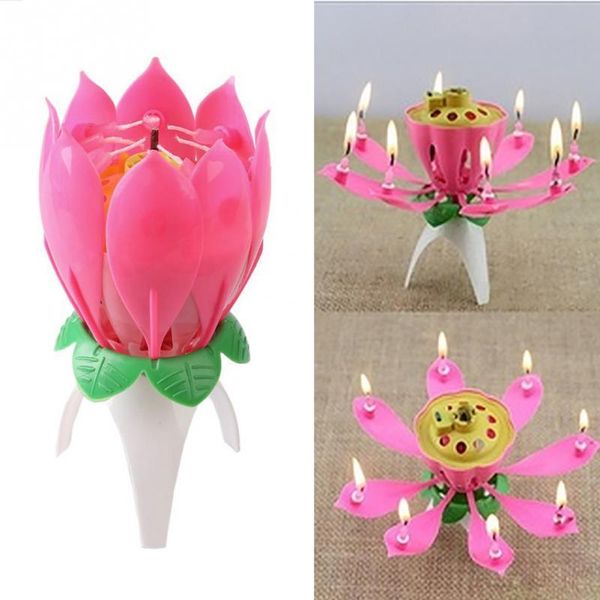 personality lotus flower candle single-layer birthday candle party cake music sparkle night
personality lotus flower candle single-layer birthday candle party cake music sparkle night