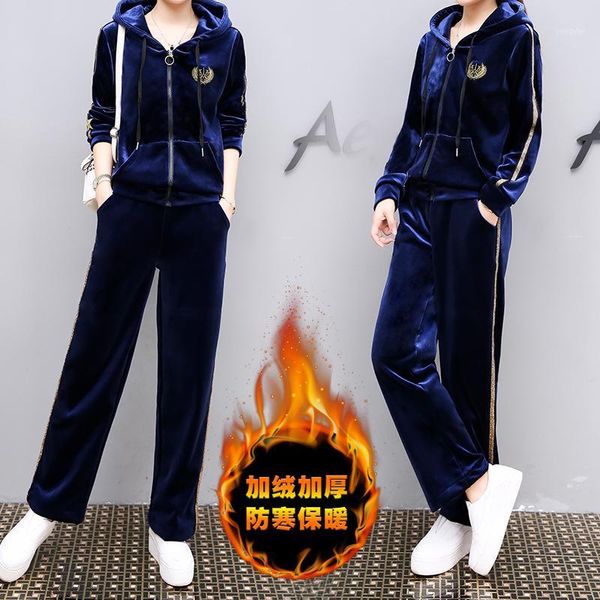 running sets winter thick velvet women tracksuit sportswear warm jacket hoodie sweatshirt+pant jogger fitness casual set sport suit1, Black;blue
running sets winter thick velvet women tracksuit sportswear warm jacket hoodie sweatshirt+pant jogger fitness casual set sport suit1, Black;blue
