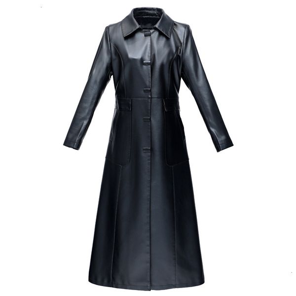women's jackets autumn women pu leather jacket korean single breasted big fur collar faux sheepskin coat long windbreaker fem l294, Black;brown
women's jackets autumn women pu leather jacket korean single breasted big fur collar faux sheepskin coat long windbreaker fem l294, Black;brown