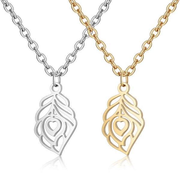 pendant necklaces ladies golden personality necklace jewelry punk leaf stainless steel hollow fashion glamour gifts for, Silver
pendant necklaces ladies golden personality necklace jewelry punk leaf stainless steel hollow fashion glamour gifts for, Silver