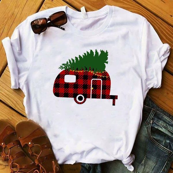 women plaid car truck new year casual ladies merry christmas womens clothing clothes female graphic t shirt t-shirts, White
women plaid car truck new year casual ladies merry christmas womens clothing clothes female graphic t shirt t-shirts, White
