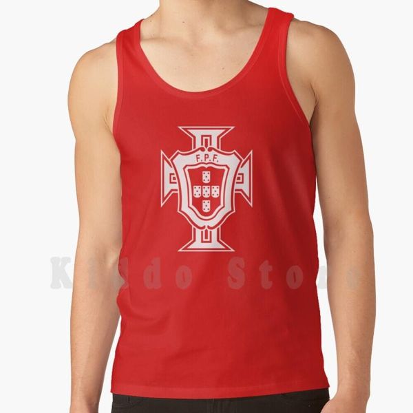 men' tank portuguese federation vest 100% cotton quinas bandeira portugal soccer escudo sele o nacional, White;black
men' tank portuguese federation vest 100% cotton quinas bandeira portugal soccer escudo sele o nacional, White;black