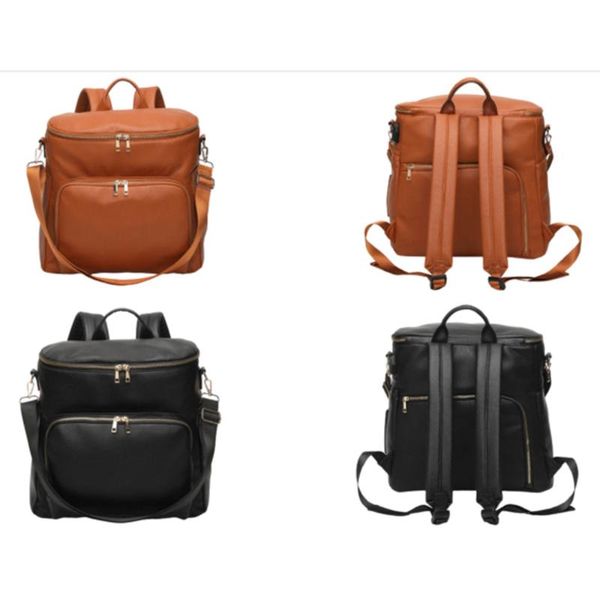diaper bags brown vegan leather bag backpack large capacity multi-functional pockets mammy nappy back for baby care
diaper bags brown vegan leather bag backpack large capacity multi-functional pockets mammy nappy back for baby care