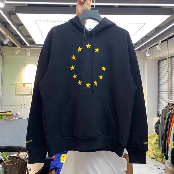 men's hoodies & sweatshirts eunify yellow stars men women brand clothing winter autumn warm hooded outerwear, Black
men's hoodies & sweatshirts eunify yellow stars men women brand clothing winter autumn warm hooded outerwear, Black