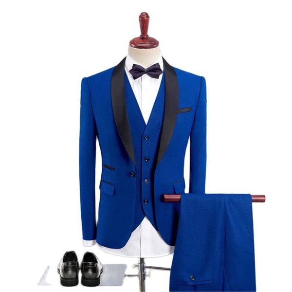 men's suits & blazers 2021jacket+vest+pantsautumn and winter slim suit three-piece groom dress thick men, White;black
men's suits & blazers 2021jacket+vest+pantsautumn and winter slim suit three-piece groom dress thick men, White;black