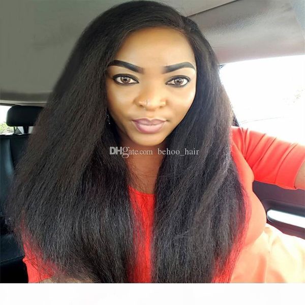 150 density kinky straight full lace wig silk 5*4.5'' malaysian human hair yaki silk base glueless lace front wigs natural hai, Black;brown
150 density kinky straight full lace wig silk 5*4.5'' malaysian human hair yaki silk base glueless lace front wigs natural hai, Black;brown