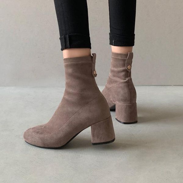 boots women autumn winter warming elastic socks 2021 fashion slip-on low heel round toe flexible flock casual ankle, Black
boots women autumn winter warming elastic socks 2021 fashion slip-on low heel round toe flexible flock casual ankle, Black