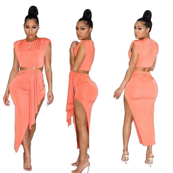 casual dresses 2021 summer women's fashion shoulder pads sleeveless irregular split dress, Black;gray
casual dresses 2021 summer women's fashion shoulder pads sleeveless irregular split dress, Black;gray
