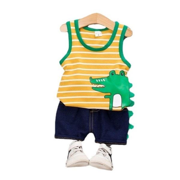 clothing sets summer baby boys girls cotton children cartoon striped vest shorts 2pcs/set toddler fashion clothes kids tracksuit, White
clothing sets summer baby boys girls cotton children cartoon striped vest shorts 2pcs/set toddler fashion clothes kids tracksuit, White