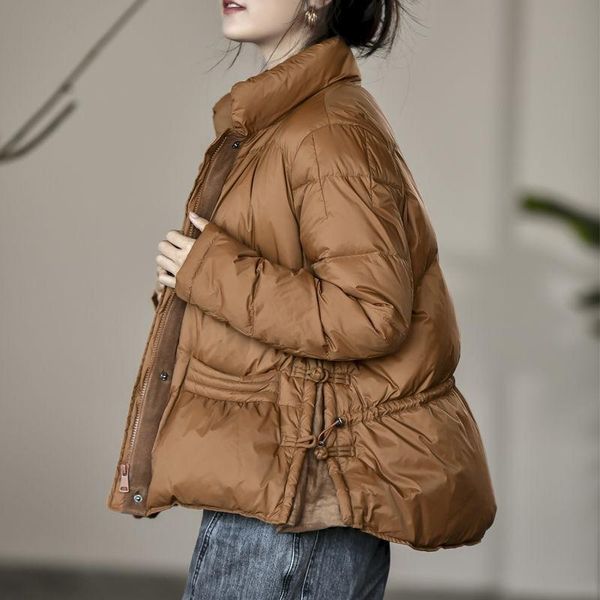women's down & parkas white lightweight duck winter jacket women vintage loose warm parka cotton padded casual slim coat, Black
women's down & parkas white lightweight duck winter jacket women vintage loose warm parka cotton padded casual slim coat, Black