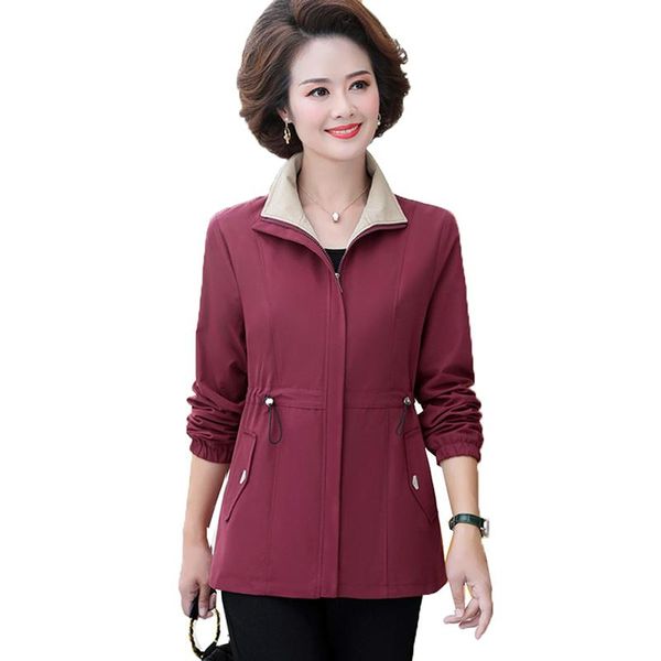 women's jackets 5xl large size coat 2021 spring autumn jacket middle-aged elderly mothers casual zipper outerwear female, Black;brown
women's jackets 5xl large size coat 2021 spring autumn jacket middle-aged elderly mothers casual zipper outerwear female, Black;brown