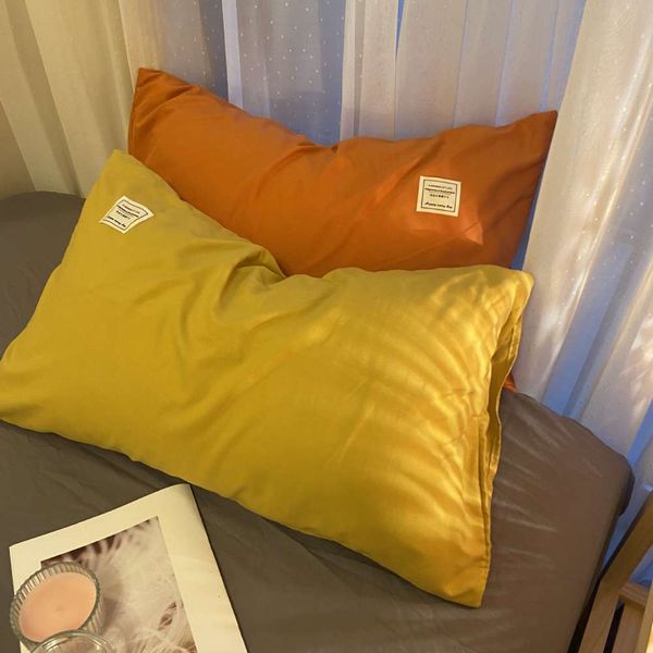 cases mix and match color contrast pillow case washed cotton solid 48 * 74cm two in yellow single pair
cases mix and match color contrast pillow case washed cotton solid 48 * 74cm two in yellow single pair