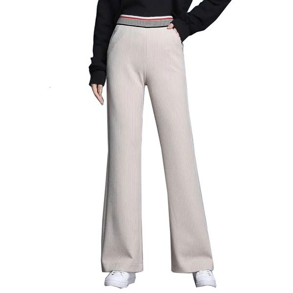 women's pants & capris high-waist long-legged trousers korean fashion elastic waistline plied solid waistband with long female eire, Black;white
women's pants & capris high-waist long-legged trousers korean fashion elastic waistline plied solid waistband with long female eire, Black;white
