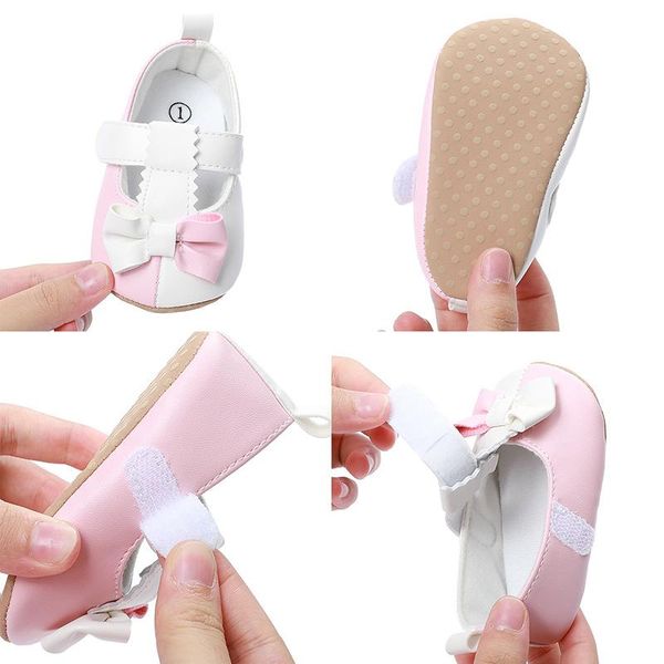 infant baby girl cute bowknot shoes sweet crib shoes t-strap color block pu leather soft non-slip footwear first walker
infant baby girl cute bowknot shoes sweet crib shoes t-strap color block pu leather soft non-slip footwear first walker