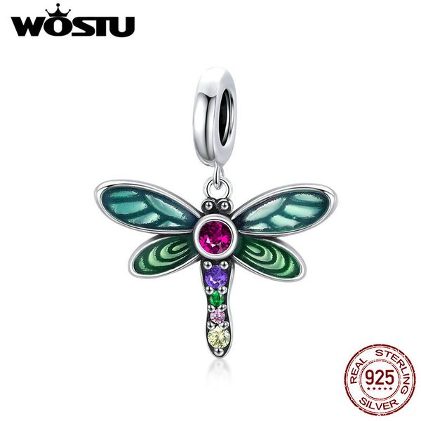 wostu 100% 925 sterling silver bead shiny dragonfly charm pendant fit original bracelet necklace diy jewelry cqc1706 q0531, Black
wostu 100% 925 sterling silver bead shiny dragonfly charm pendant fit original bracelet necklace diy jewelry cqc1706 q0531, Black