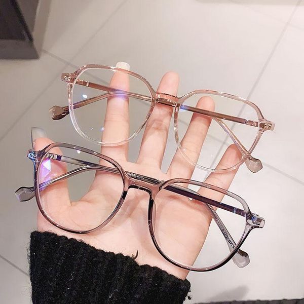 sunglasses anti-blue glasses men and women ultra light tr90 myopia plain round frame can be equipped with a high number of frames, White;black
sunglasses anti-blue glasses men and women ultra light tr90 myopia plain round frame can be equipped with a high number of frames, White;black