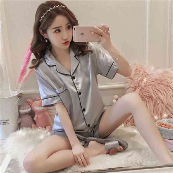 ice silk pajamas set womens pure color cute pajamas womens summer home two-piece satin silk, Black;red
ice silk pajamas set womens pure color cute pajamas womens summer home two-piece satin silk, Black;red