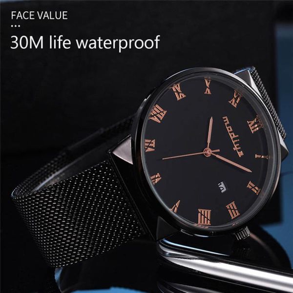 wristwatches women watches men stainless steel mesh belt business waterproof quartz s clock gift wholesale 20, Slivery;brown
wristwatches women watches men stainless steel mesh belt business waterproof quartz s clock gift wholesale 20, Slivery;brown