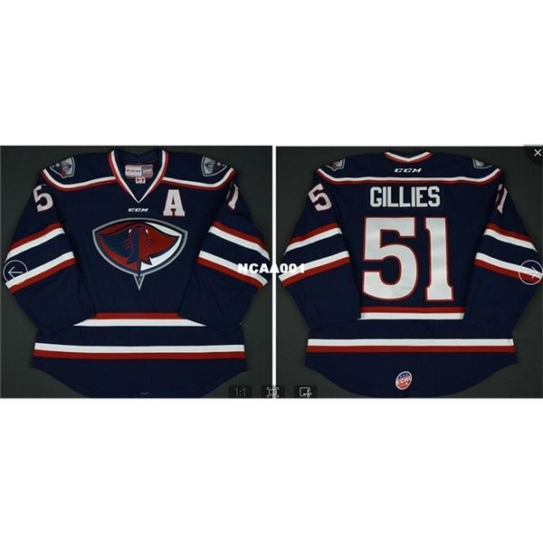 001s #51 south carolina stingrays gillies echl hockey jersey or custom any name or number retro jersey, Black
001s #51 south carolina stingrays gillies echl hockey jersey or custom any name or number retro jersey, Black