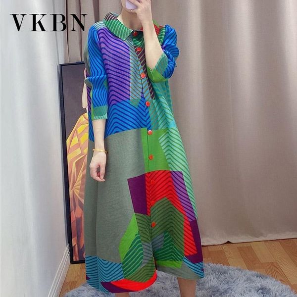 casual dresses vkbn summer maxi for women three quarter turn-down collar pleated fabric printing party dress, Black;gray
casual dresses vkbn summer maxi for women three quarter turn-down collar pleated fabric printing party dress, Black;gray