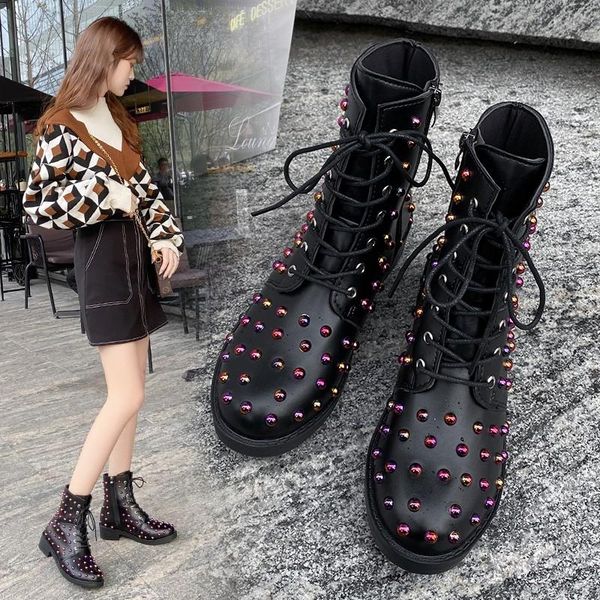 boots autumn women platform black leather gothic punk style combat for comfortable women's shoes
boots autumn women platform black leather gothic punk style combat for comfortable women's shoes