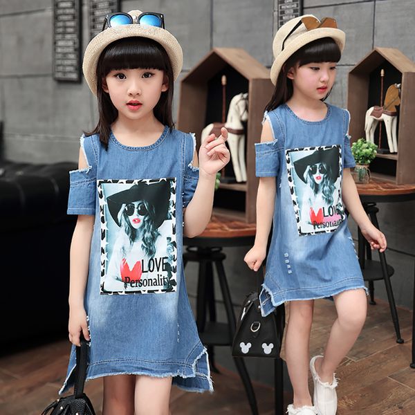 2021 new cotton applique children's denim summer children es for short sleeve kids girls clothes 68yo, Red;yellow
2021 new cotton applique children's denim summer children es for short sleeve kids girls clothes 68yo, Red;yellow