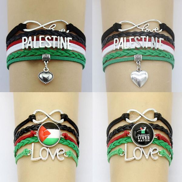 link, chain love palestine bracelet charm bracelets fashion women and men jewelry, Black
link, chain love palestine bracelet charm bracelets fashion women and men jewelry, Black