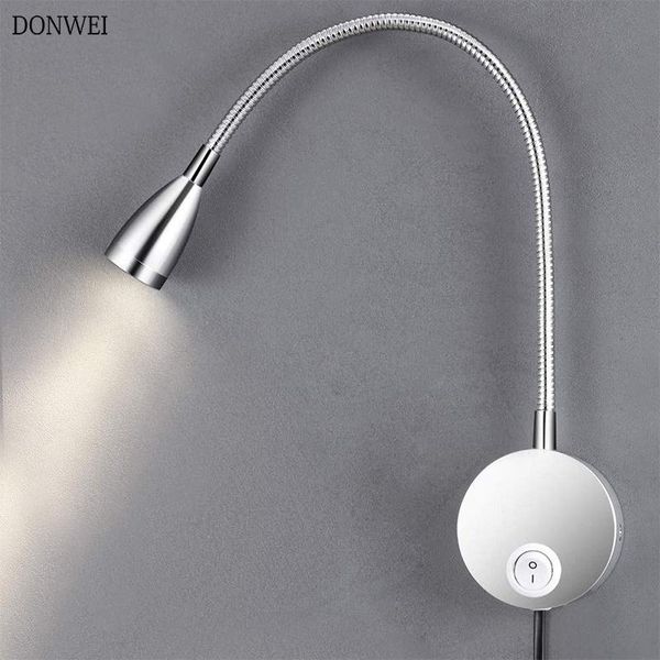 3w led wall lamps with eu plug cable led hoses wall lamp aluminum flexible home l bedside reading light book lights
3w led wall lamps with eu plug cable led hoses wall lamp aluminum flexible home l bedside reading light book lights