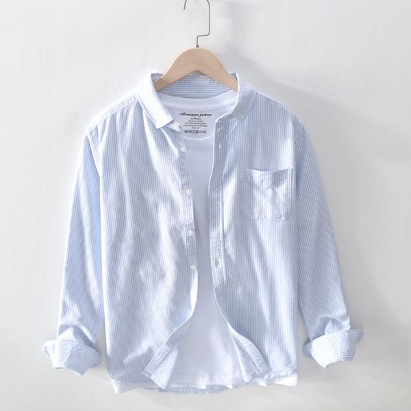 2021 new male casual 100% oxford cotton striped single shirt patched pocket sleeve long standard comfortable tighter button-down shirts 91i5, White
2021 new male casual 100% oxford cotton striped single shirt patched pocket sleeve long standard comfortable tighter button-down shirts 91i5, White