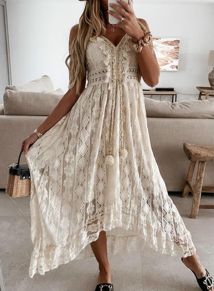 lace strap sleeveless v neck womens dresses hollow out white beach braid tassel long party evening clothing lady, Black;gray
lace strap sleeveless v neck womens dresses hollow out white beach braid tassel long party evening clothing lady, Black;gray