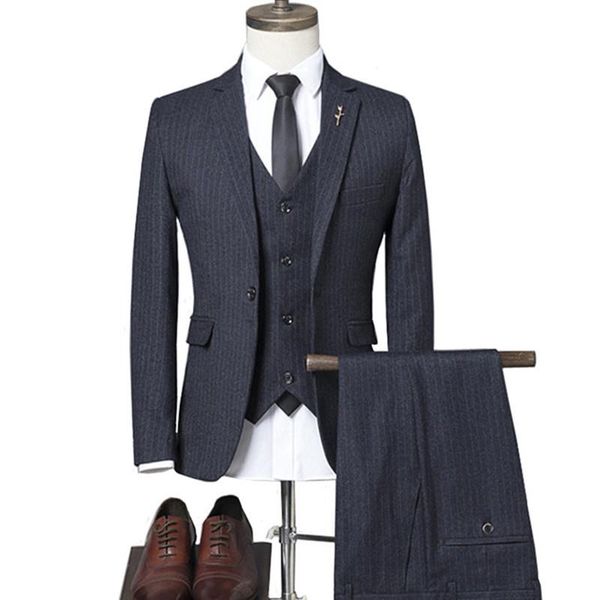 men's suits & blazers business casual suit coat vest pants 2021 fashion boutique wedding dress jacket trousers waistcoat 3 pcs set, White;black
men's suits & blazers business casual suit coat vest pants 2021 fashion boutique wedding dress jacket trousers waistcoat 3 pcs set, White;black