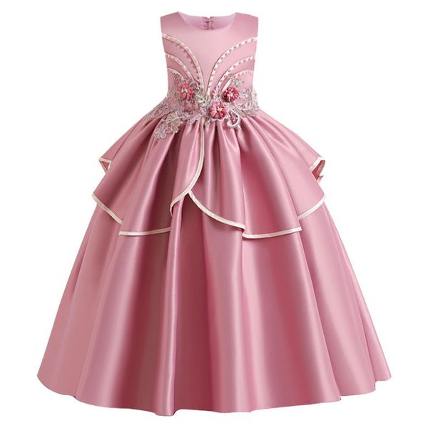 girls birthday party dinner party president dress kids wedding party gown dress girl lace petal long banquet dress, White;pink
girls birthday party dinner party president dress kids wedding party gown dress girl lace petal long banquet dress, White;pink