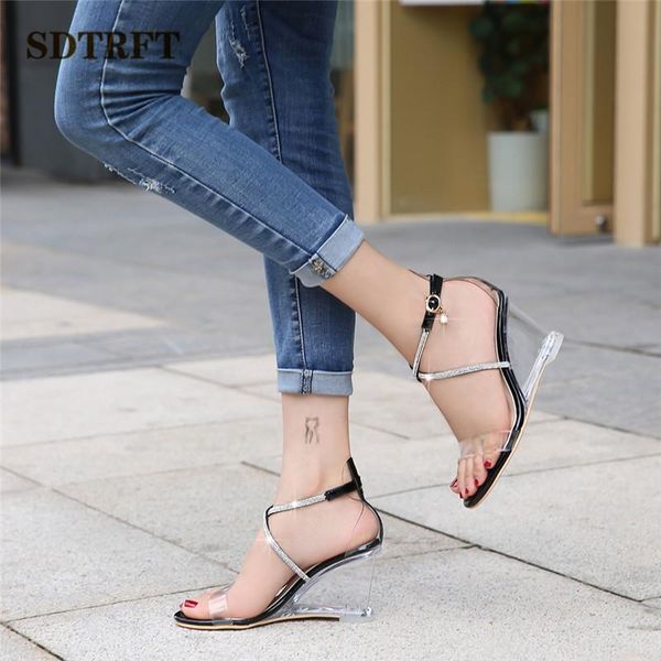 sdtfet brand diamond wedding shoes moman sandals zapatos mujer crystal wedges 8cm high-heeled pole dance pumps sandalias mujer, Black
sdtfet brand diamond wedding shoes moman sandals zapatos mujer crystal wedges 8cm high-heeled pole dance pumps sandalias mujer, Black