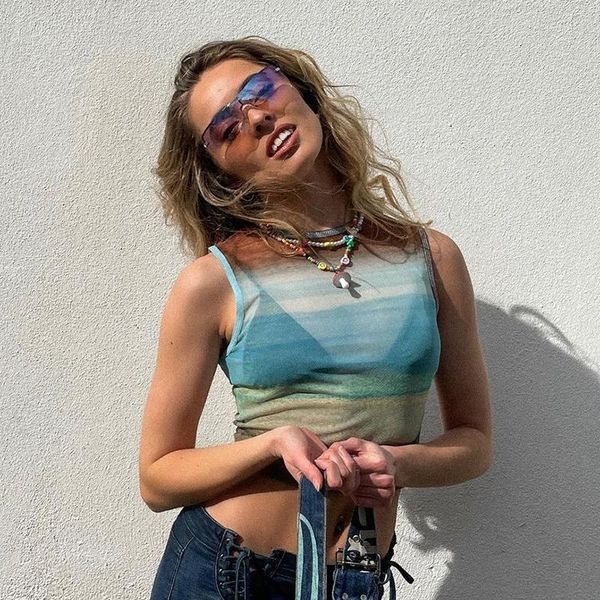 women's tanks & camis y2k vintage corset sleeveless crop tranparent mesh tank women summer sweats vest streetwear 2021 harajuk, White
women's tanks & camis y2k vintage corset sleeveless crop tranparent mesh tank women summer sweats vest streetwear 2021 harajuk, White