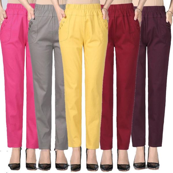 women's pants & capris cotton white khaki long sweatpants for women mother plus size 4xl 5xl yellow casual harem trousers femme 2021, Black;white
women's pants & capris cotton white khaki long sweatpants for women mother plus size 4xl 5xl yellow casual harem trousers femme 2021, Black;white