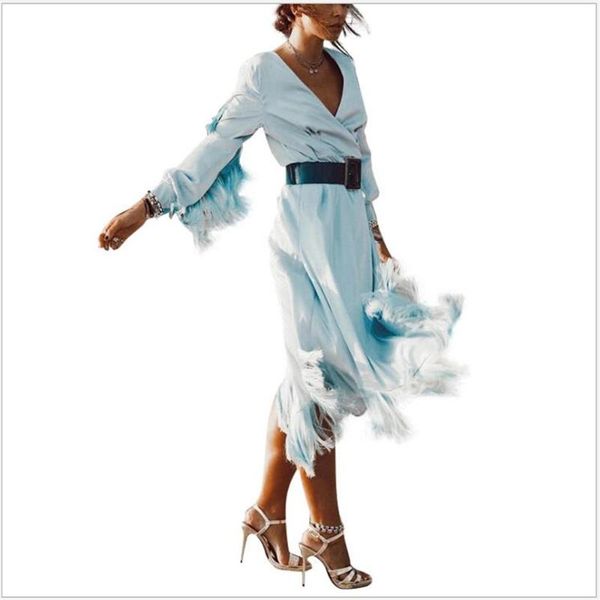 casual dresses lady women sashes a-line tassel dress ladies long sleeve v-neck summer 2021 fashion midi party vestidos r512, Black;gray
casual dresses lady women sashes a-line tassel dress ladies long sleeve v-neck summer 2021 fashion midi party vestidos r512, Black;gray