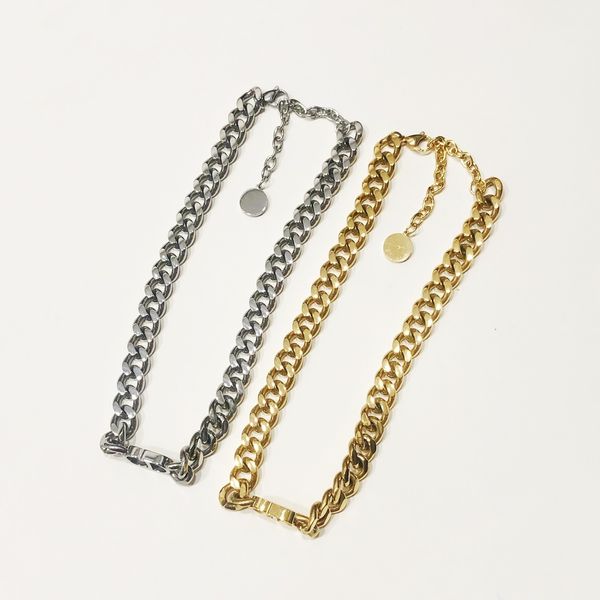 luxury designer jewelry women choker cuban chains necklaces with gold letter pendant and bracelets suits silver stainless steel material fas, Golden;silver
luxury designer jewelry women choker cuban chains necklaces with gold letter pendant and bracelets suits silver stainless steel material fas, Golden;silver