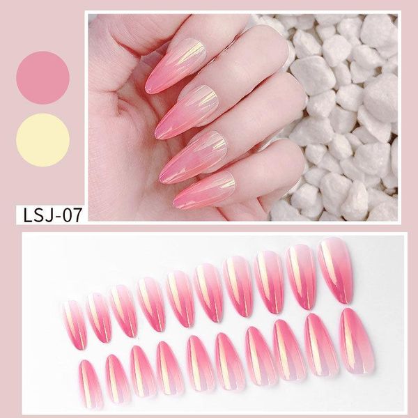 false nails 24pcs aurora mirror powder wear long paragraph fashion manicure patch save time wearable jelly nail wd, Red;gold
false nails 24pcs aurora mirror powder wear long paragraph fashion manicure patch save time wearable jelly nail wd, Red;gold