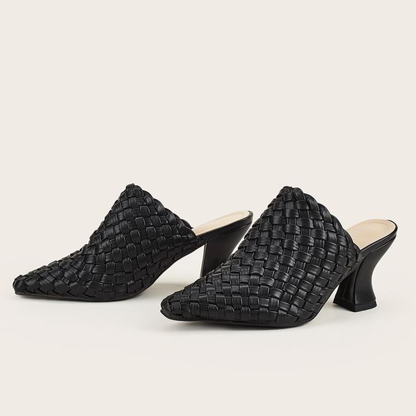 new 2021 spring women pumps pointed toe ladies heel mules high heels slippers fashion braided woman shoes size 41 zuf2, Black
new 2021 spring women pumps pointed toe ladies heel mules high heels slippers fashion braided woman shoes size 41 zuf2, Black