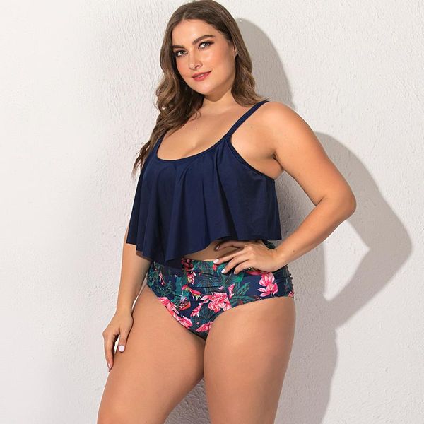 women's swimwear large size 5xl bikini set women 2021 print two piece swimsuit female high waist big bathing suit beachwear, White;black
women's swimwear large size 5xl bikini set women 2021 print two piece swimsuit female high waist big bathing suit beachwear, White;black