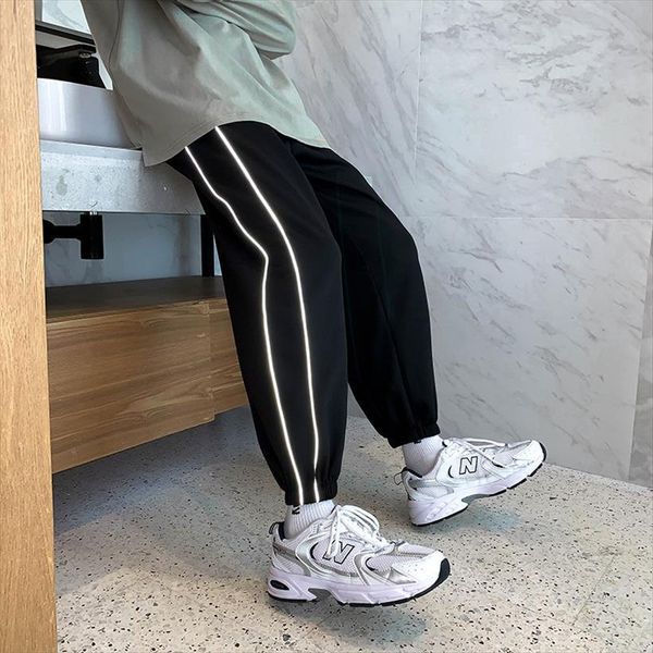 autumn casual track trousers women pant sweatpants reflective streetwear hip hop cool running cozy all match, Black
autumn casual track trousers women pant sweatpants reflective streetwear hip hop cool running cozy all match, Black