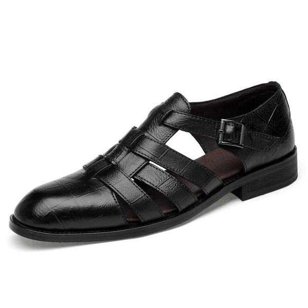 sandals estilo italiano moda sandálias de couro genuÃno para homens negócios vestido artesanal sapatos homem sandalias 8w0c, Black
sandals estilo italiano moda sandálias de couro genuÃno para homens negócios vestido artesanal sapatos homem sandalias 8w0c, Black