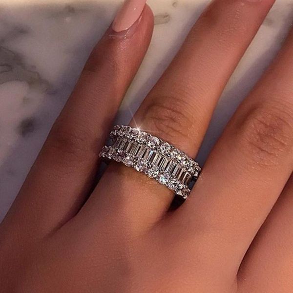cluster rings fashion inlaid white square zircon ring ladies crystal engagement wedding party jewelry drop in stock, Golden;silver
cluster rings fashion inlaid white square zircon ring ladies crystal engagement wedding party jewelry drop in stock, Golden;silver
