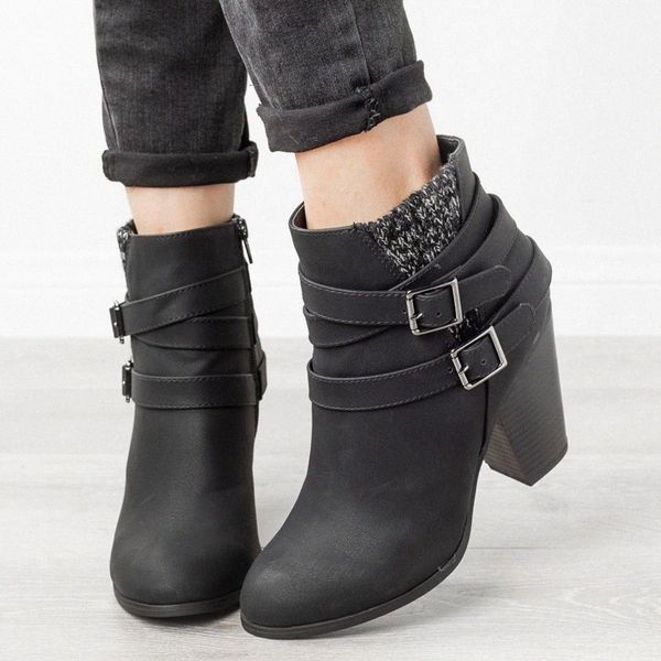 monerffi high heeled womens boots are not tied with a buckle buckle fashion and ankle pointed 2019 winter new mens shoes mens boots fr u10h#, Black
monerffi high heeled womens boots are not tied with a buckle buckle fashion and ankle pointed 2019 winter new mens shoes mens boots fr u10h#, Black