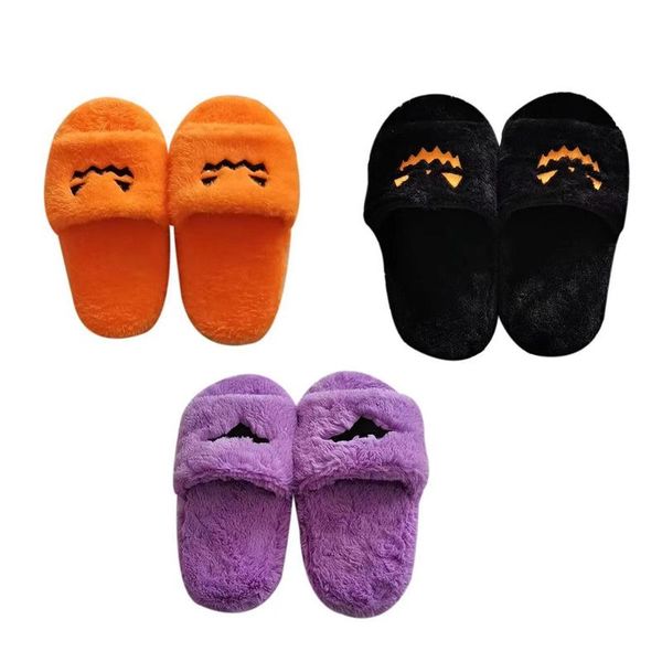 slippers home pumpkin female interior cute plush one-word drag flat half support halloween gift for women, Black
slippers home pumpkin female interior cute plush one-word drag flat half support halloween gift for women, Black